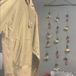 NWT reverse weave champion hoodie in taupe